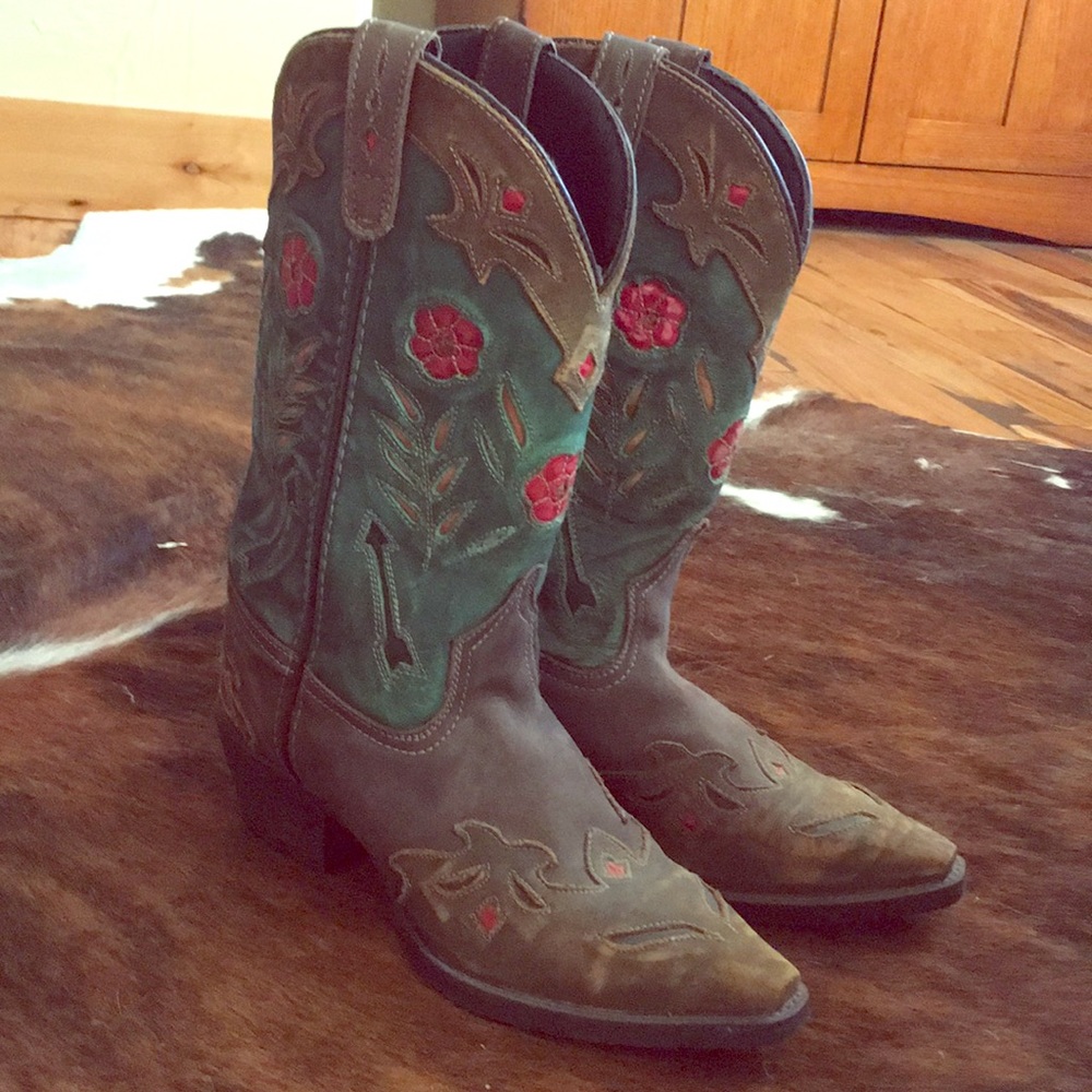 Vintage style cowboy boot